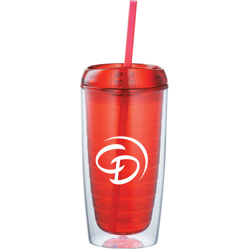 Double Wall Tumbler with Lid and Straw 4