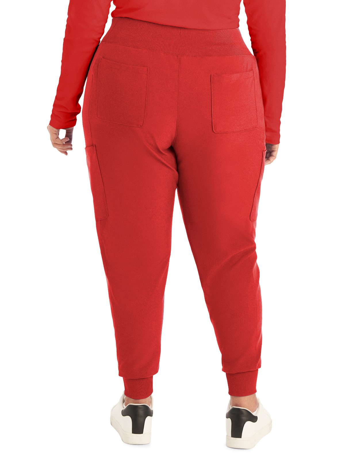 Landau - Forward - Women's Seven-Pocket Mid-Rise Rib-Knit Elastic Waist Jogger Pant 21