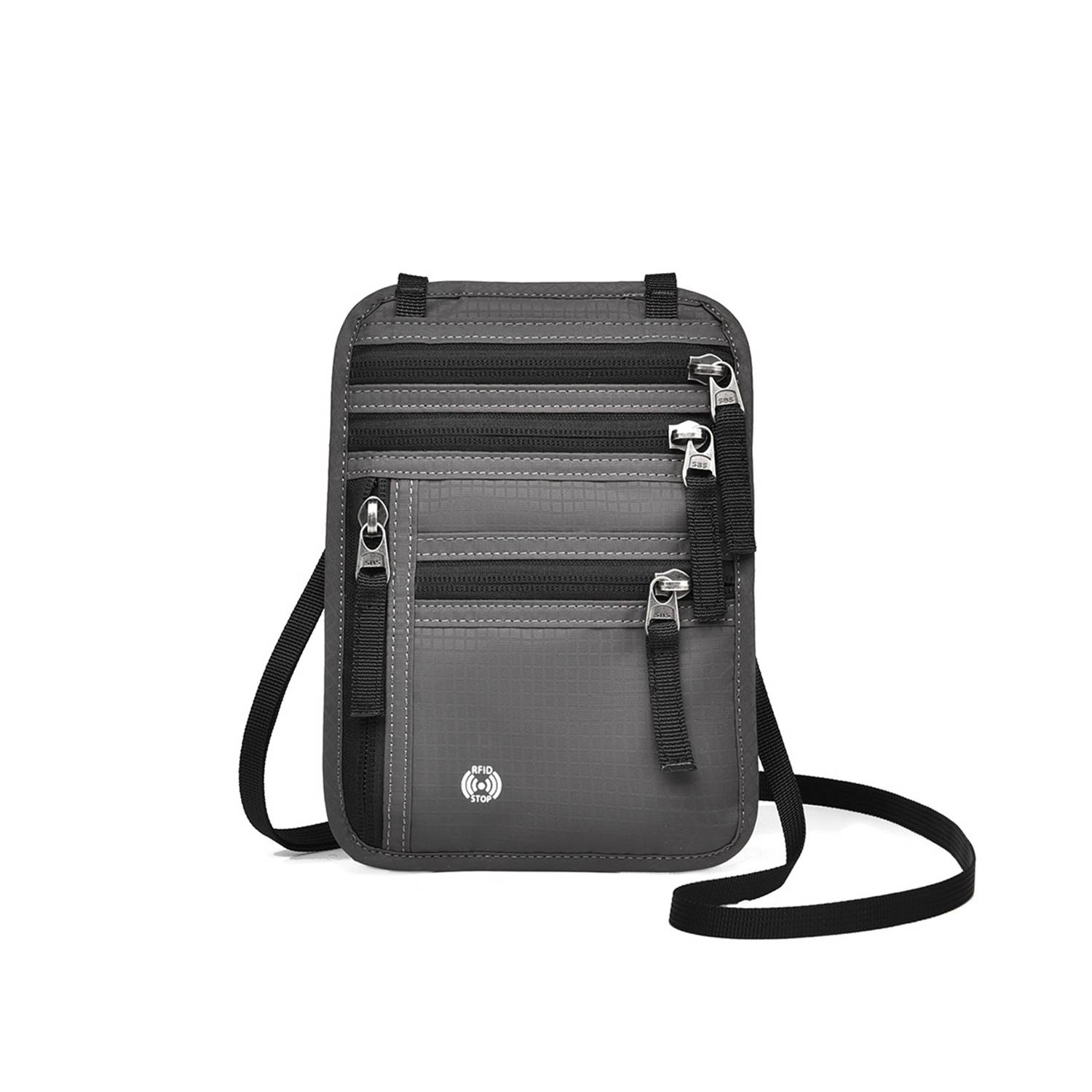RFID Blocking Neck Wallet Travel Pouch 2