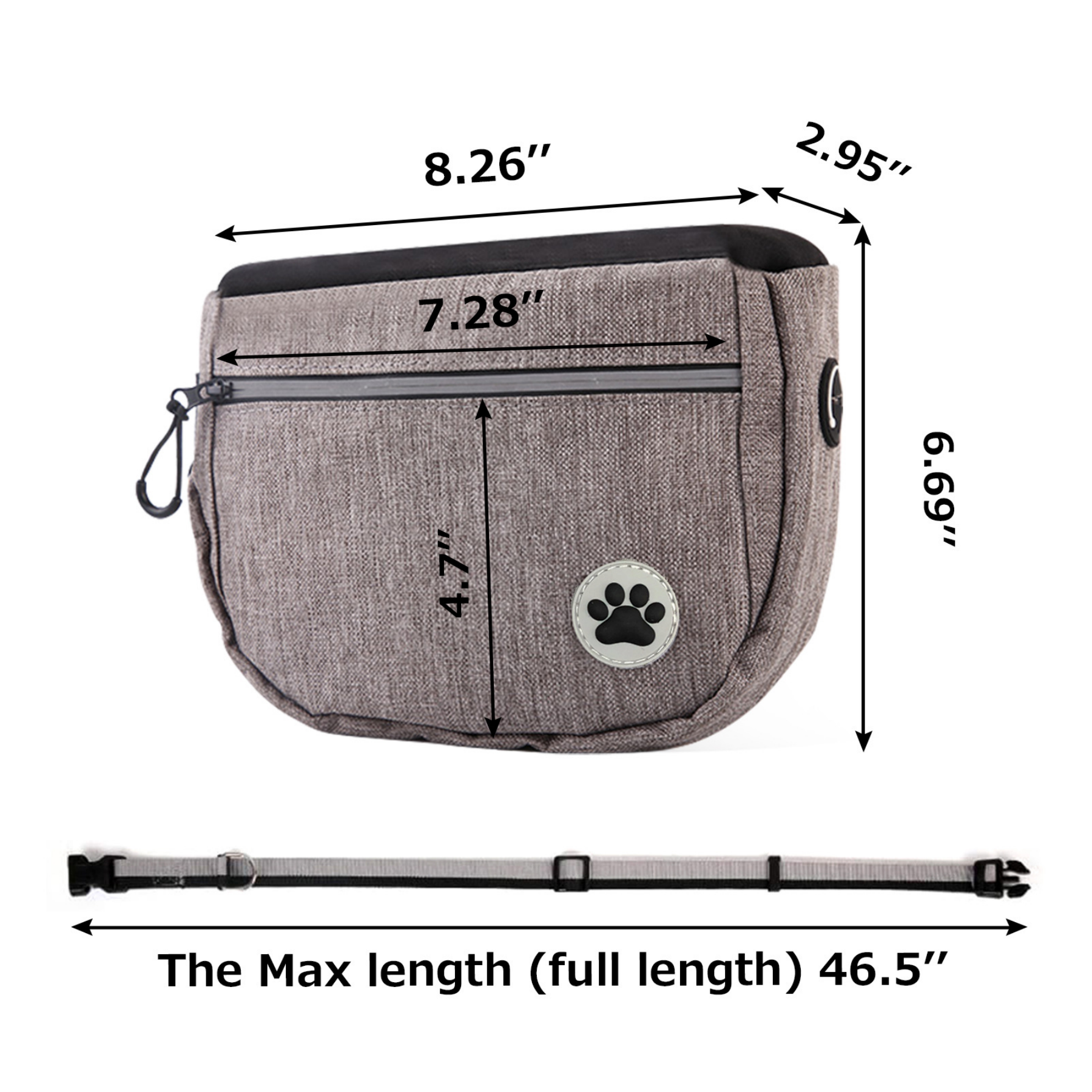 Pack Up Pouch Dog Treat Training Waist Belt, Bag Dispenser 2