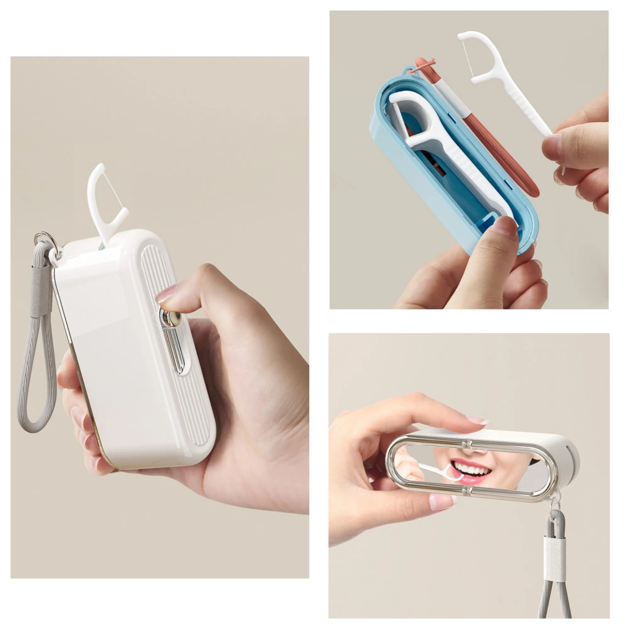 Automatic Floss Dispenser With Mirror 6