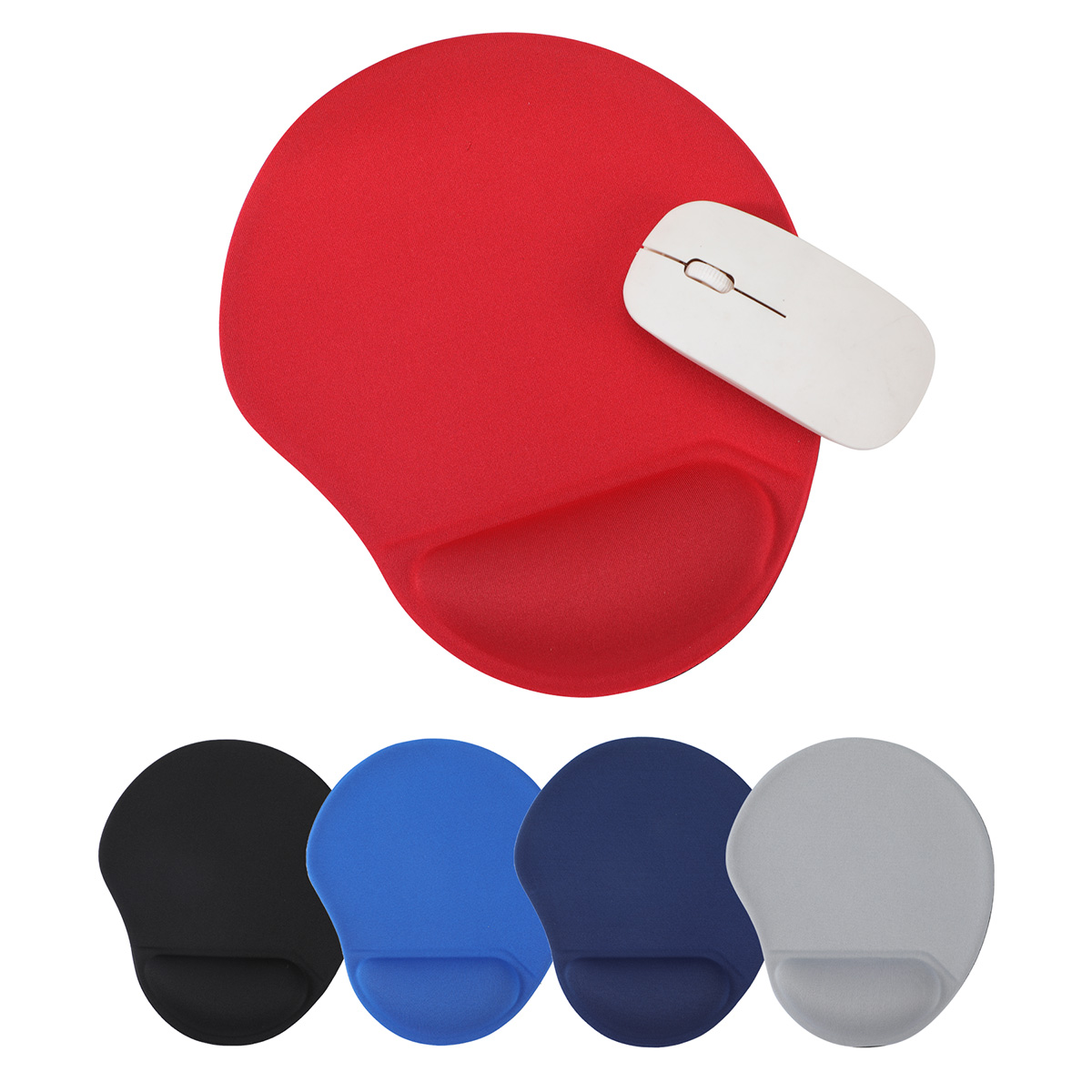Wave Non-Slip Mouse Pad with Gel Wrist Rest 14