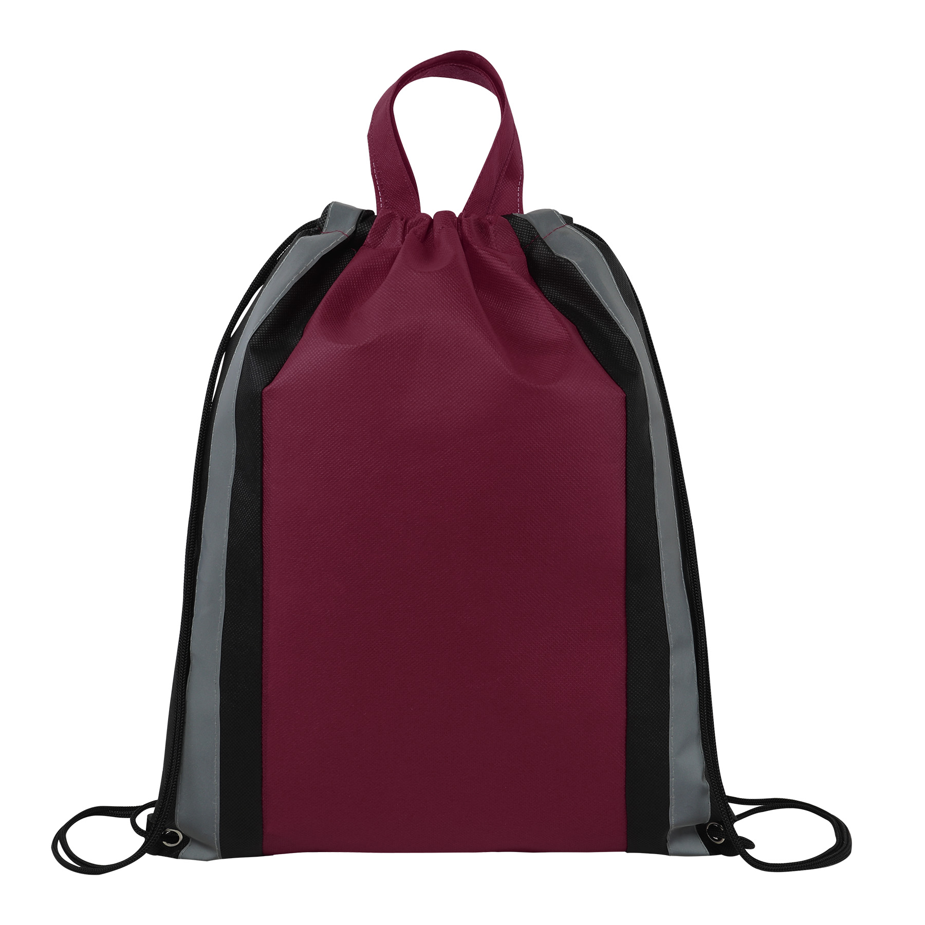 Small Reflective Non-Woven Drawstring Bag 1