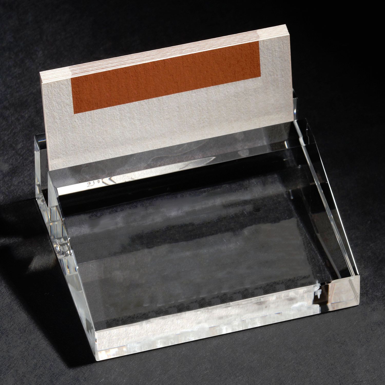 3D Crystal Business Card Holder 3