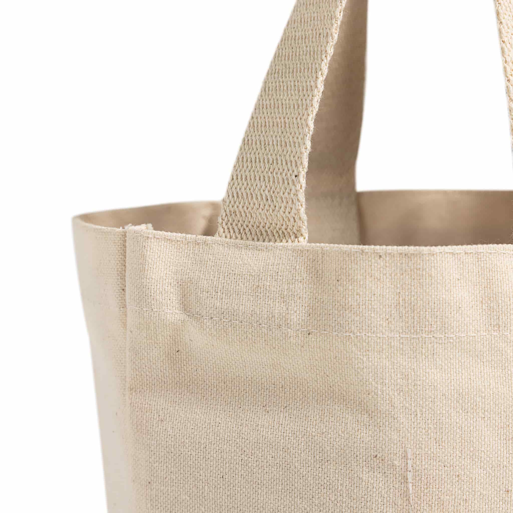 Canvas Double Wine Tote Bag, custom tote bag with logo imprint 6