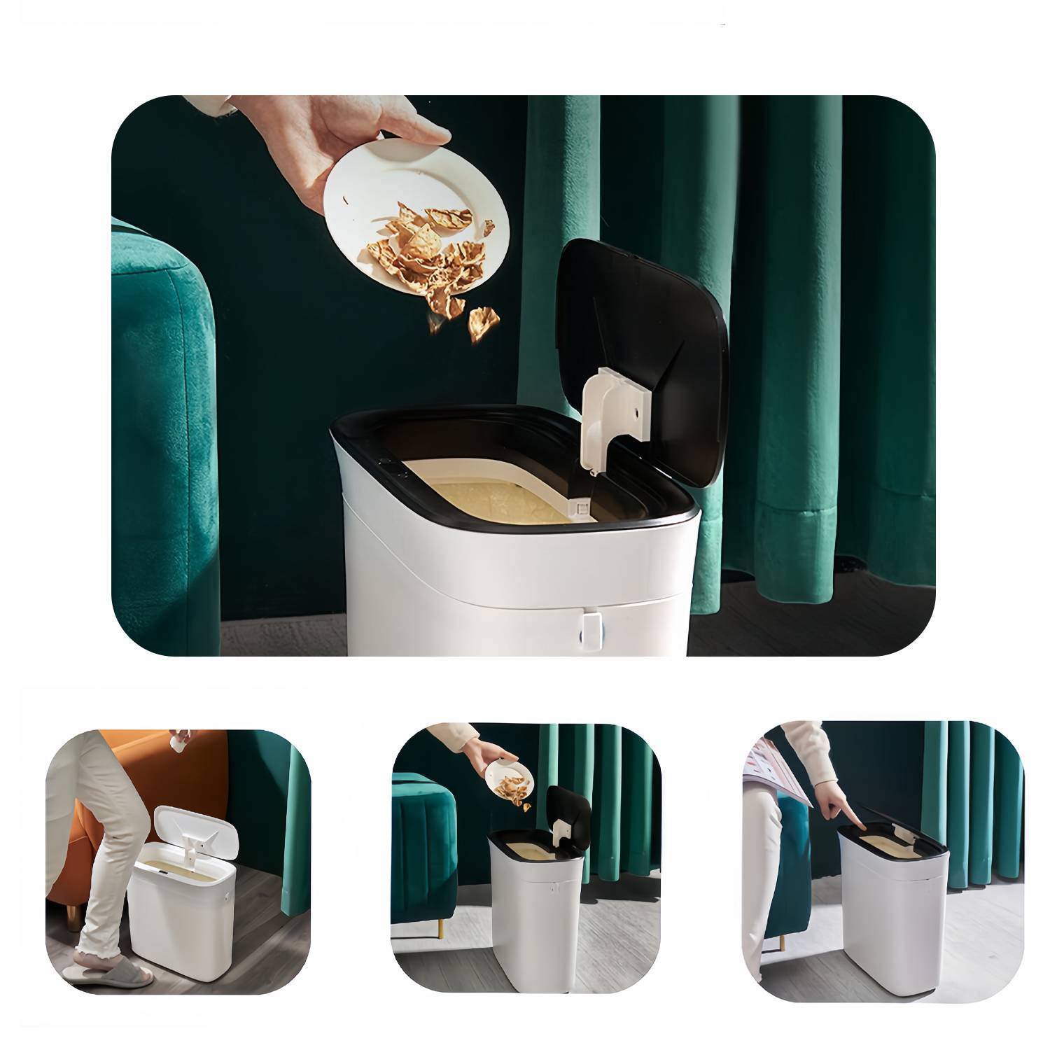 Automatic Smart Sensor Trash Can 6