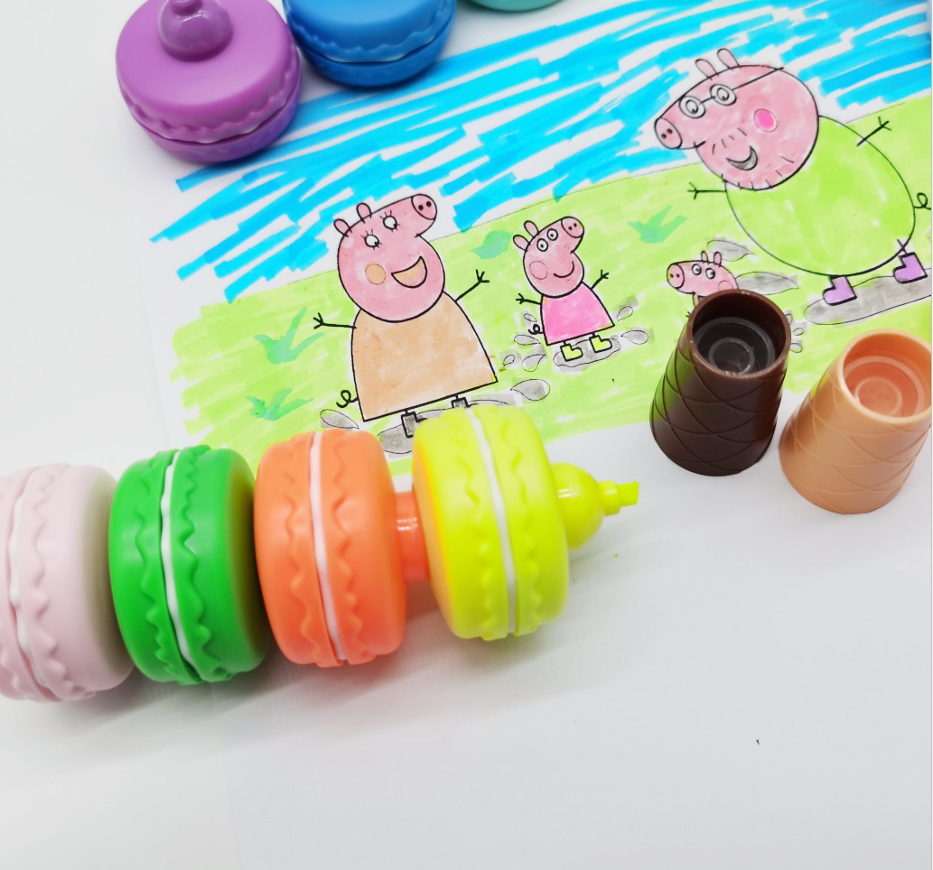 Cute Macarons Shape Highlighter Pen 2