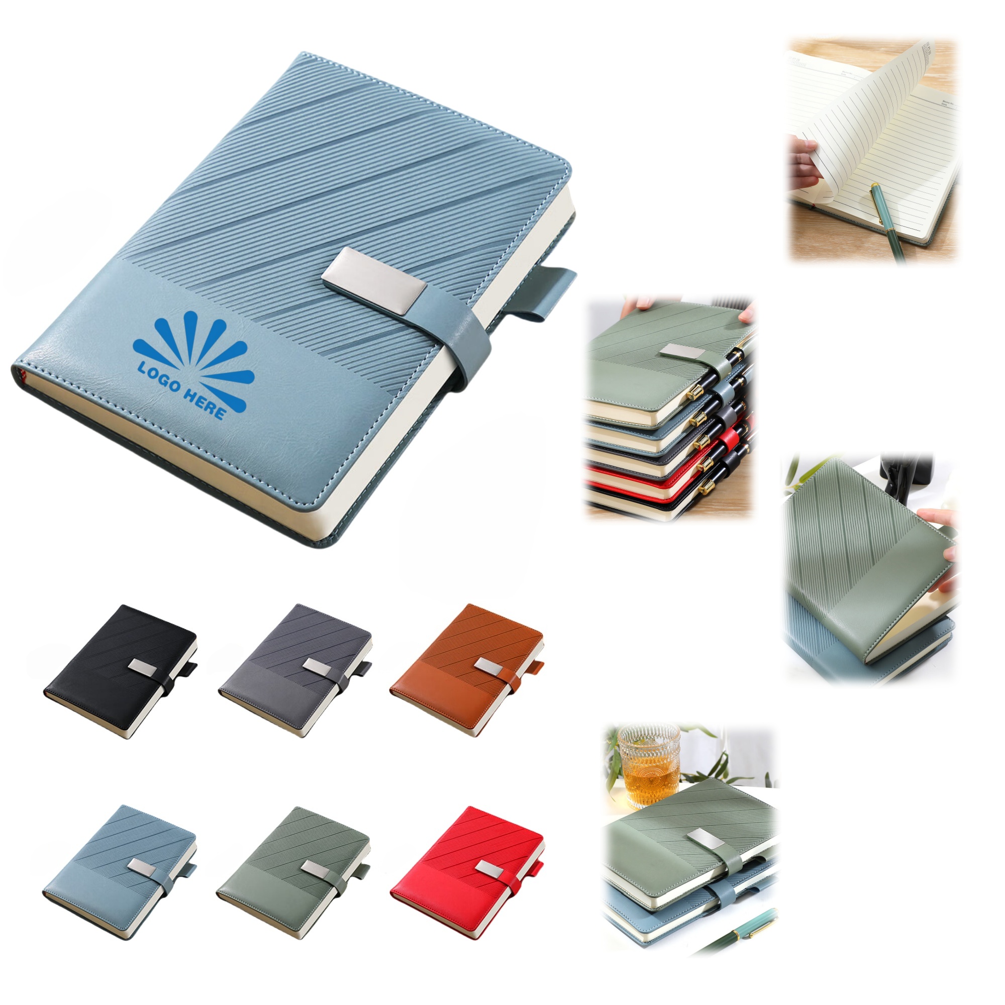A5 5.8"x8.4" PU Leather Notebook MOQ 50 1