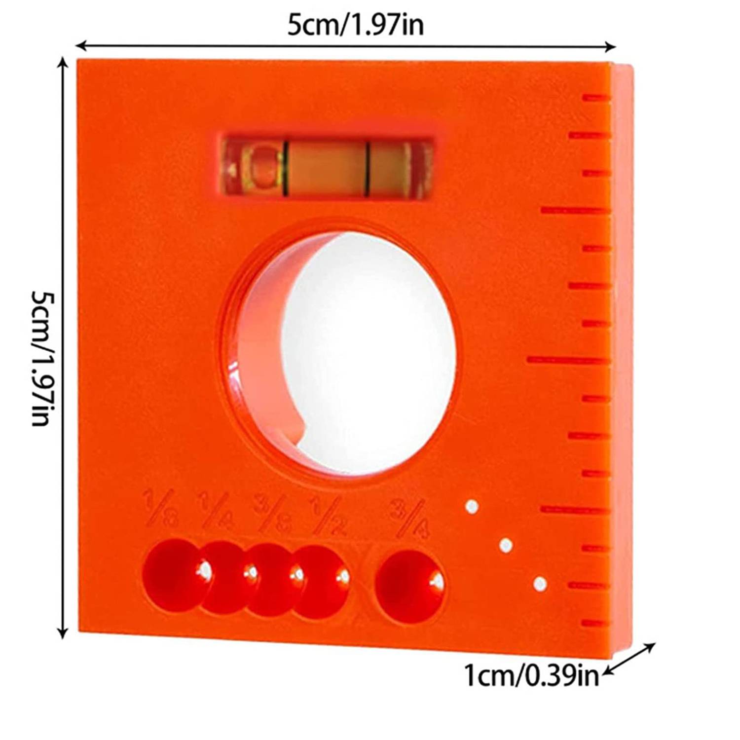 Portable 5-in-1 Plastic Multifunction Offset Marking Ruler 10