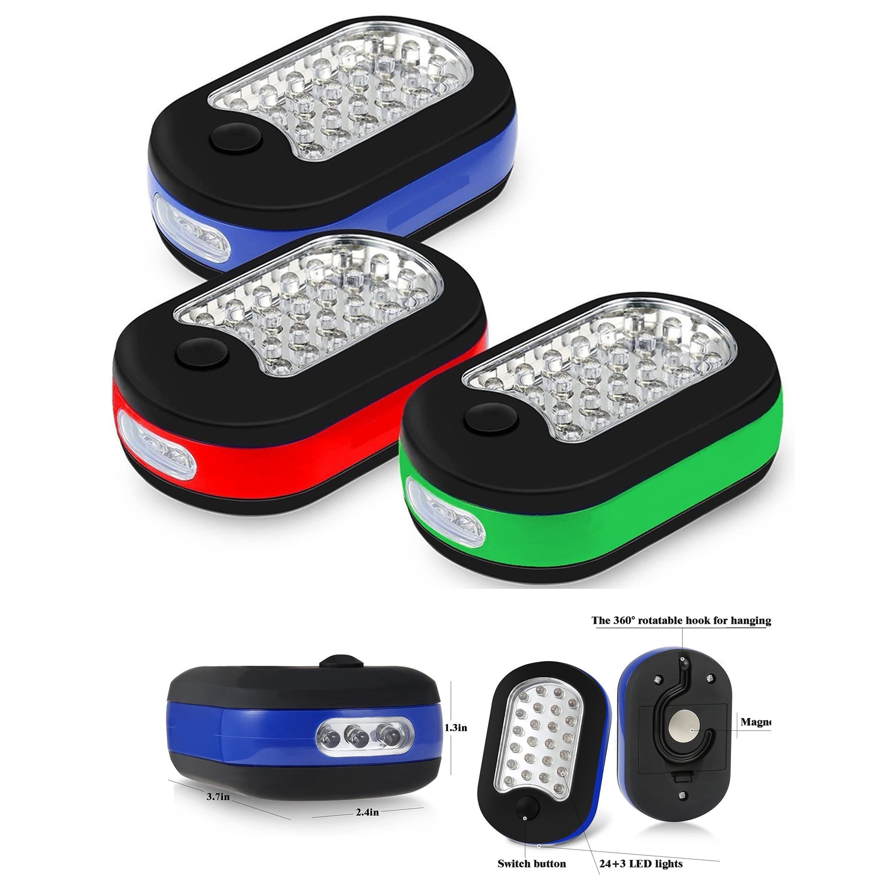 Multifunctional 27 LED Magnetic Work Light 3
