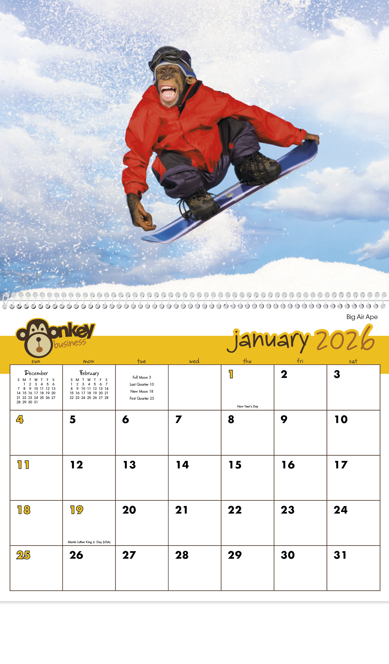 Triumph® Calendars Monkey Business Calendar 15