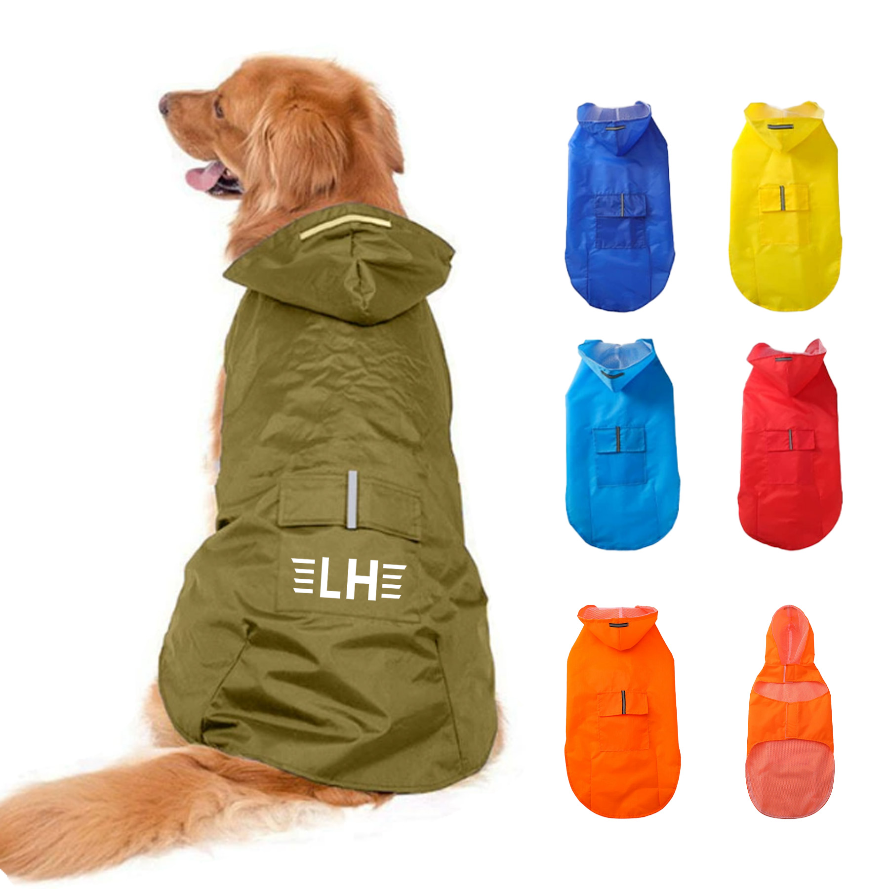 Pet Waterproof Raincoat 4