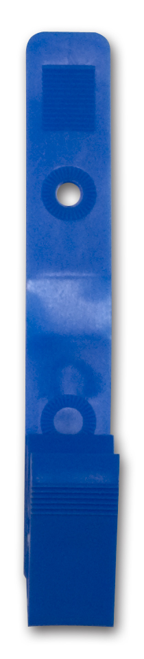 Metal-Free Plastic Strap Clips w/ Kurled Thumb Grip (3.125" - 80mm) 3