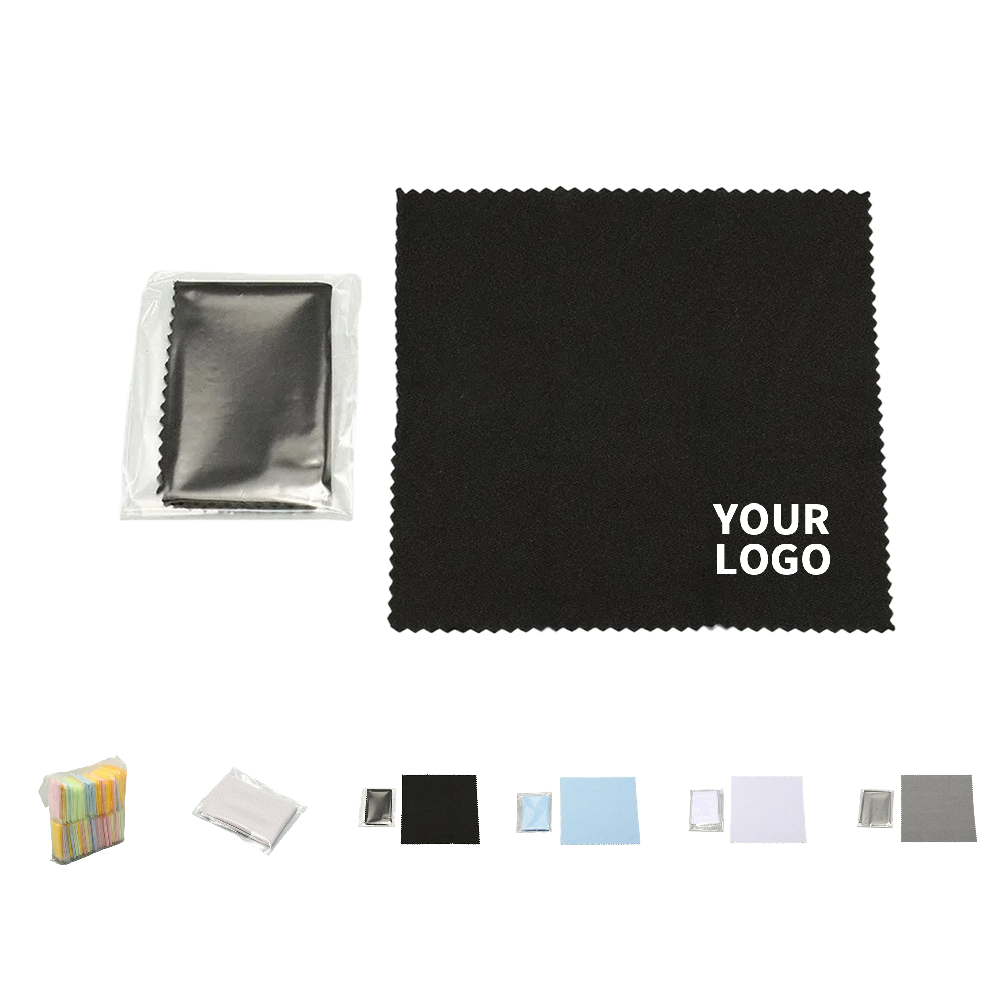 Microfiber Lens Cleaning Cloth With PVC Case 5.9" x 5.9" 4