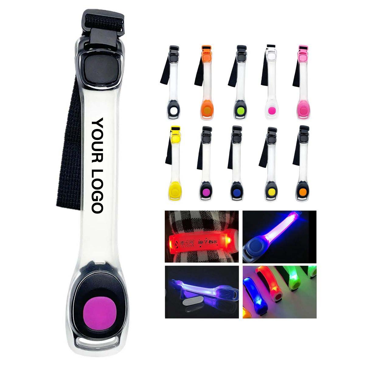 Durable LED Wristband for Outdoor Sports and Commuting 3