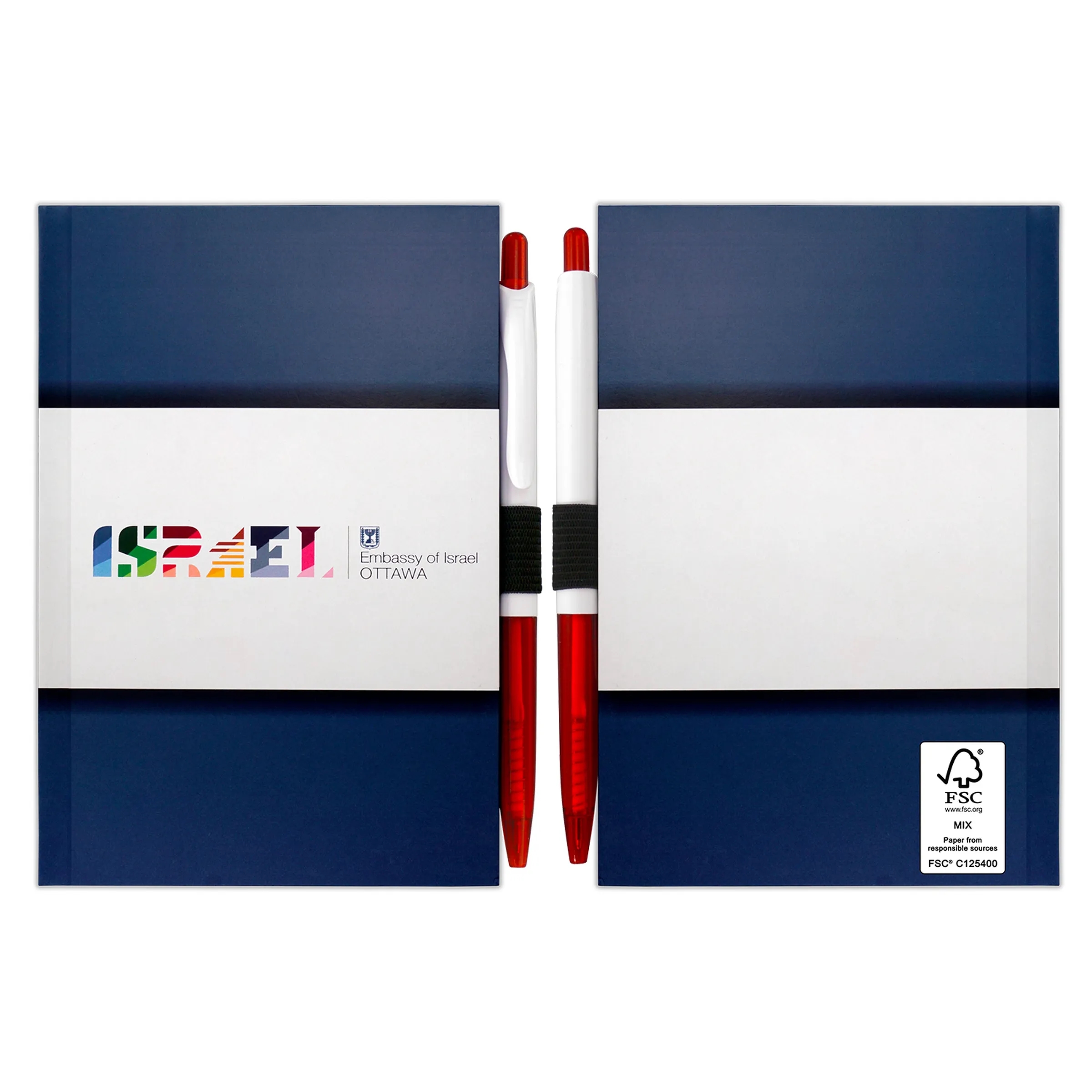 4" x 6" Perfect Paper Cover Notebook with Pen 6