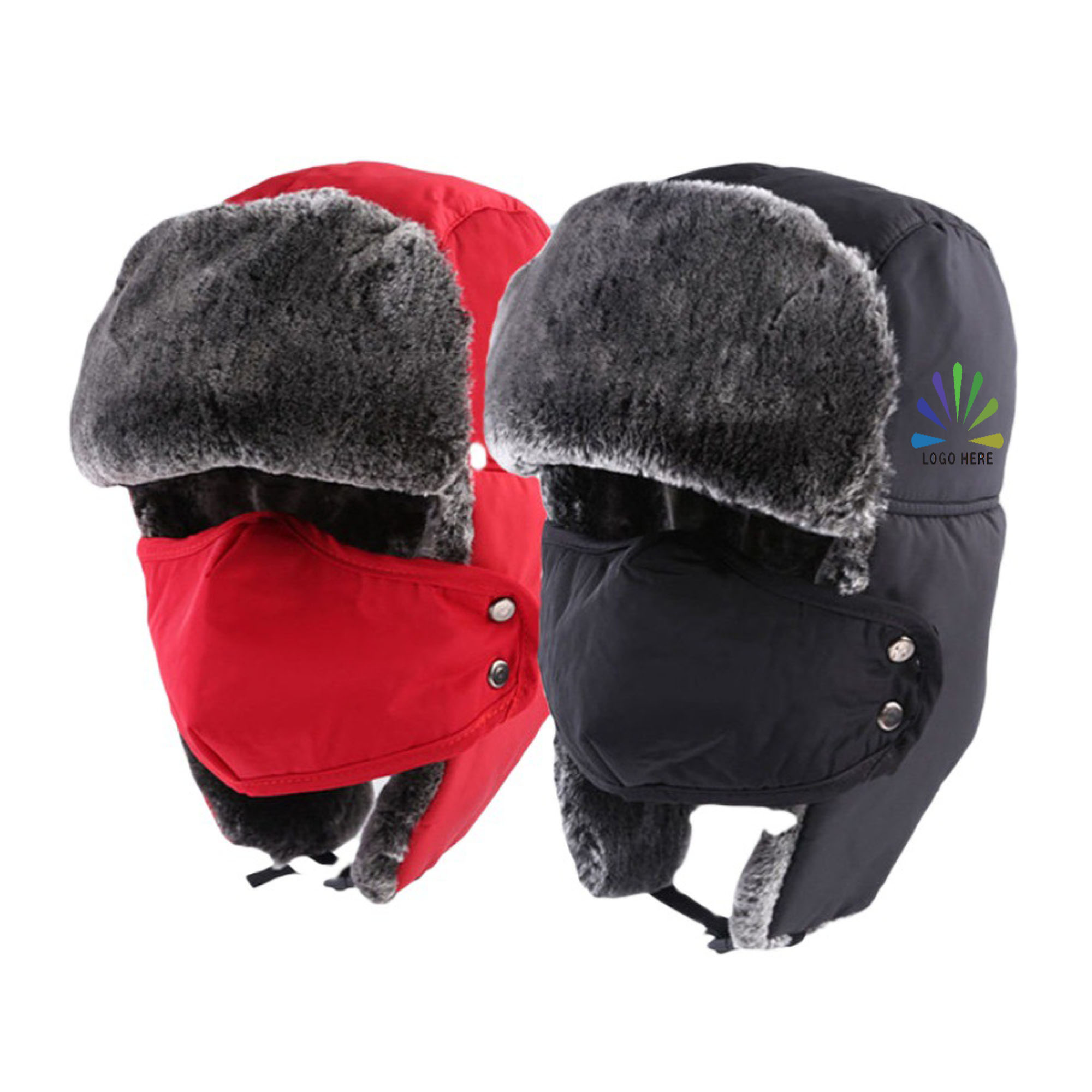 Thick Winter Hat with Mask 2