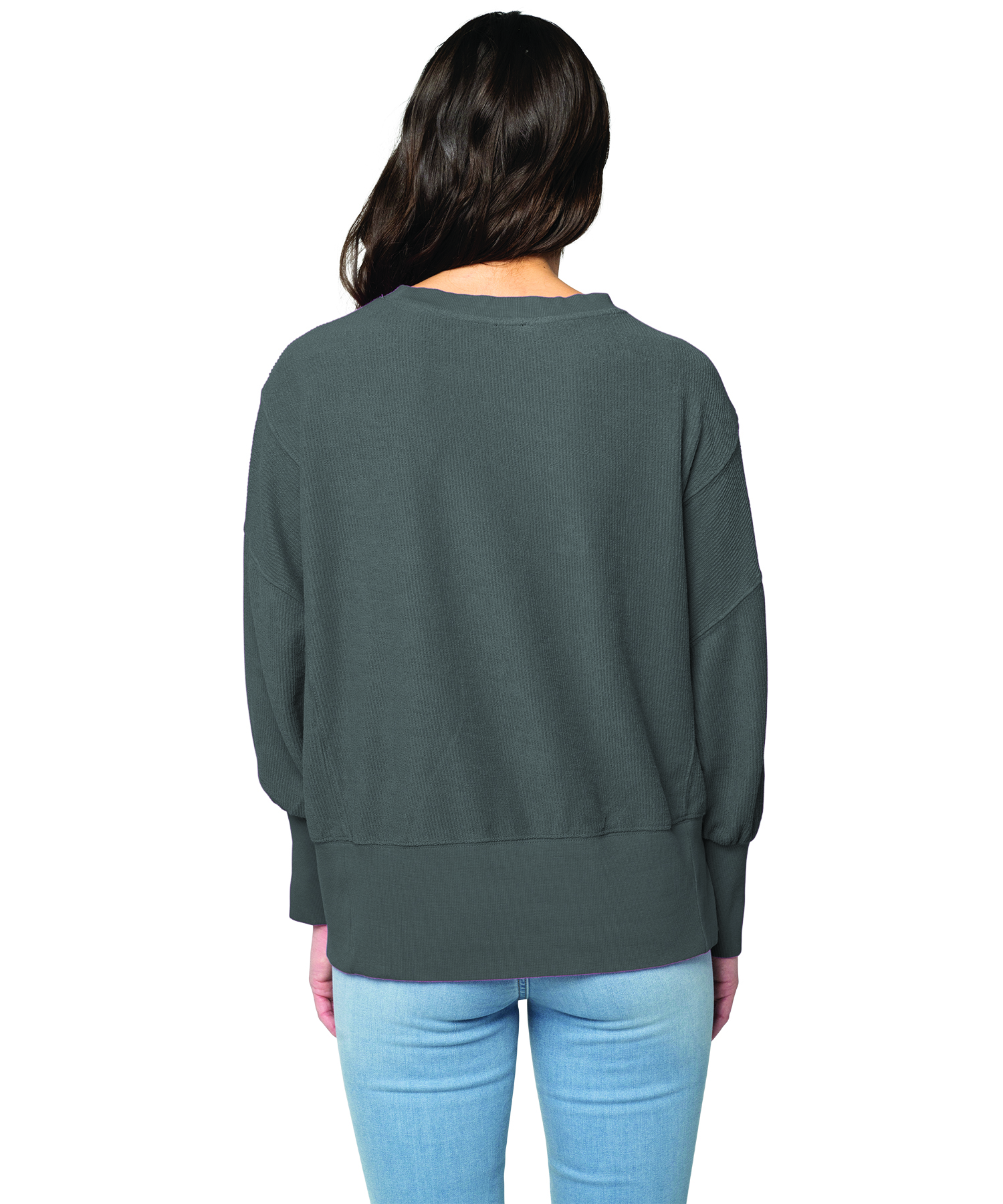 Women's Camden Spliced Crew Neck Sweatshirt 56