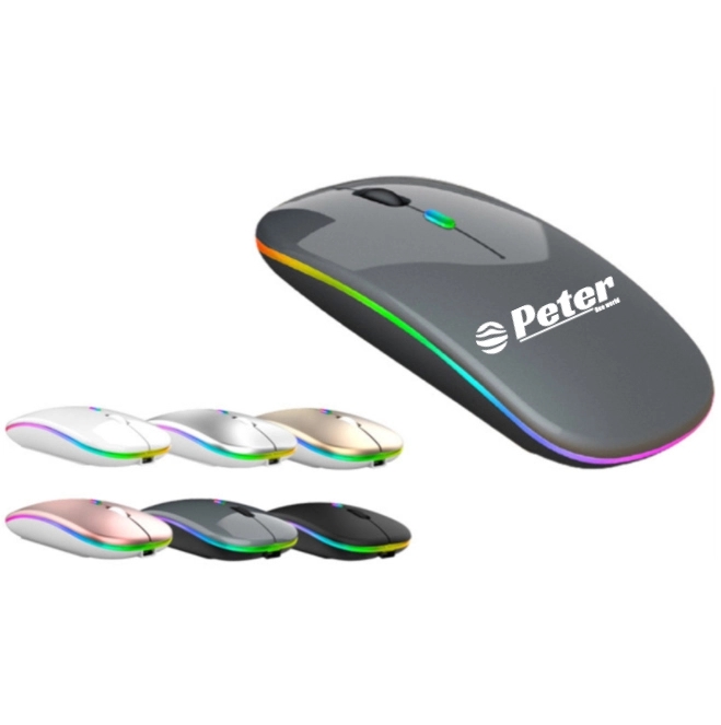 2.4GHz Rechargeable Silent Bluetooth Wireless Mouse 1