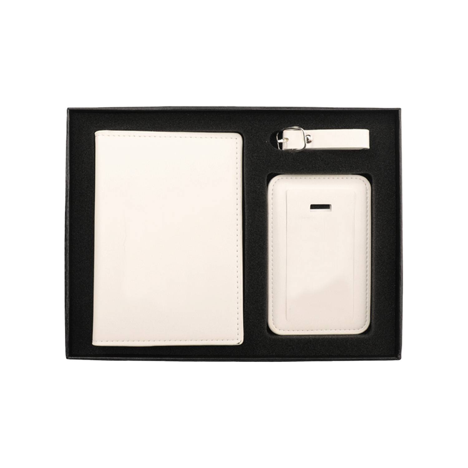 PU Leather Luggage tag and passport holder gift set 5