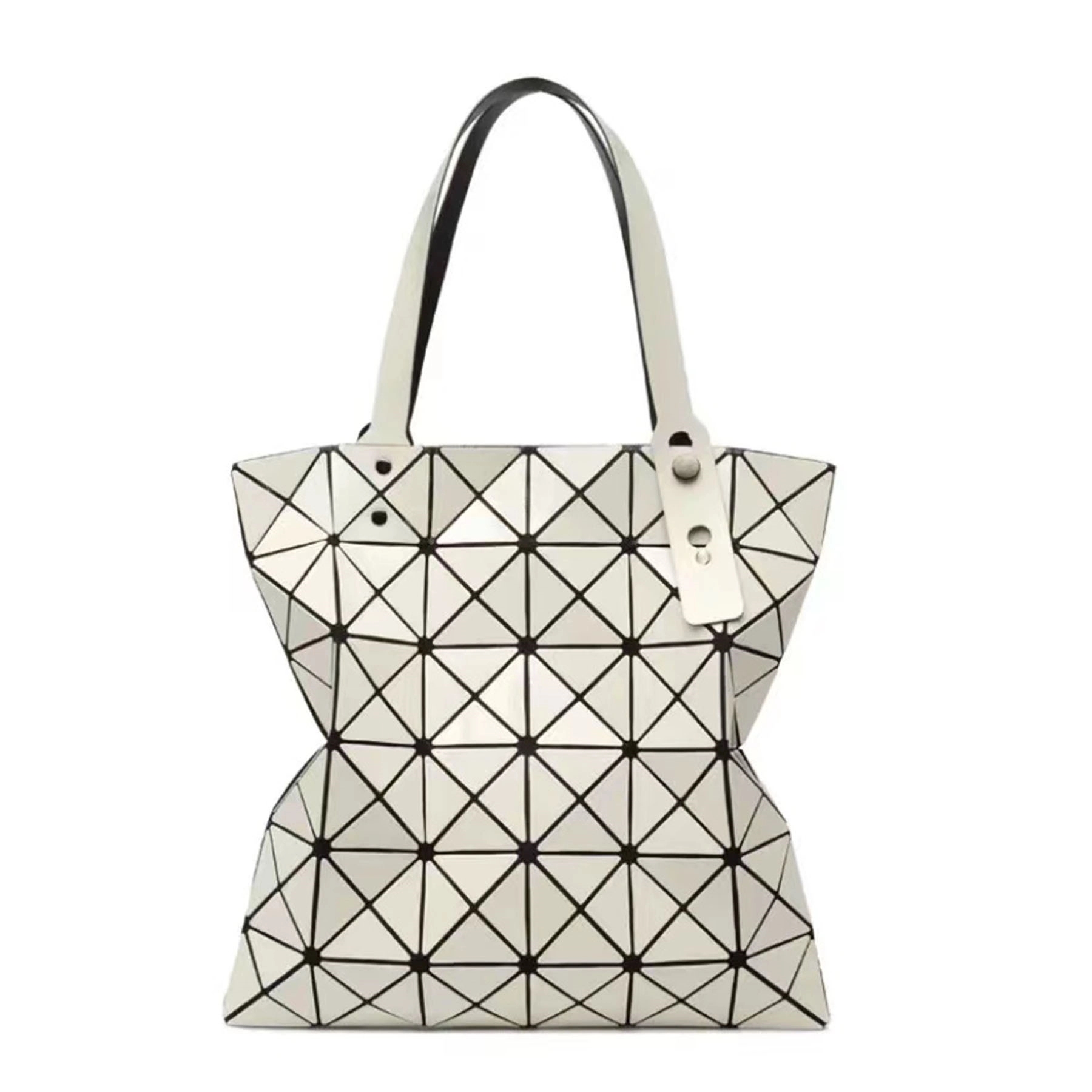 Pu Geometric Diamond Handbag 8