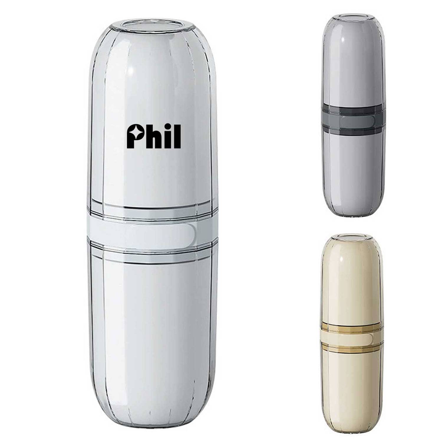 Portable & Stylish Travel Toothbrush Cup Set 2