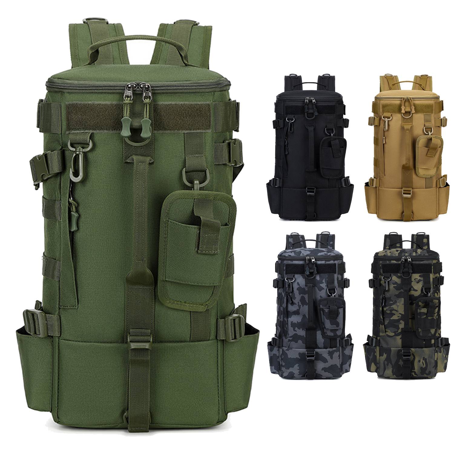 Large Capacity Oxford Outdoor Backpack w/ Pockets 5