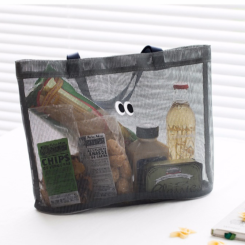 One Shoulder Multifunctional Snack Storage Mesh Bag 3