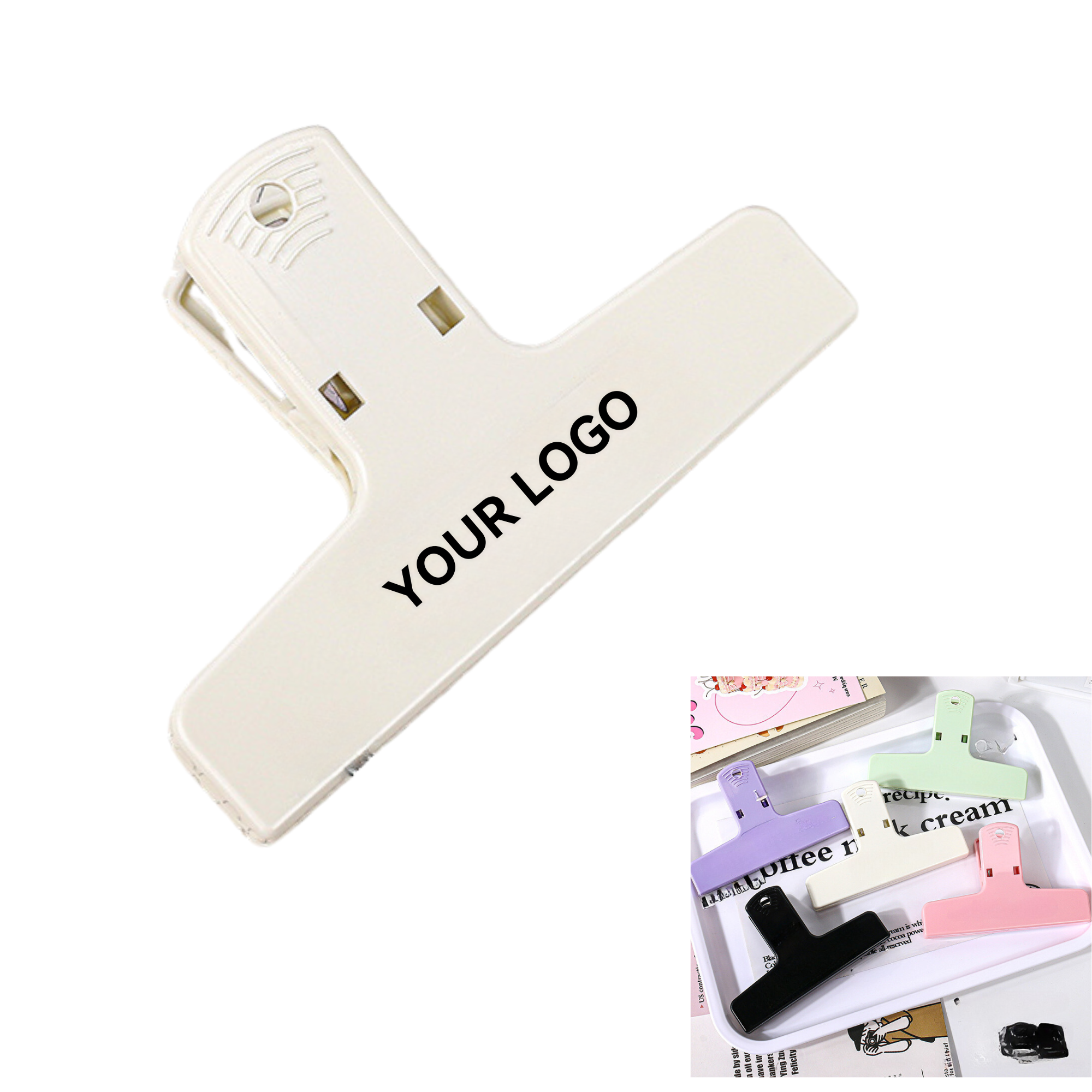 Retro Colorful Plastic Clip for Everyday Use 1