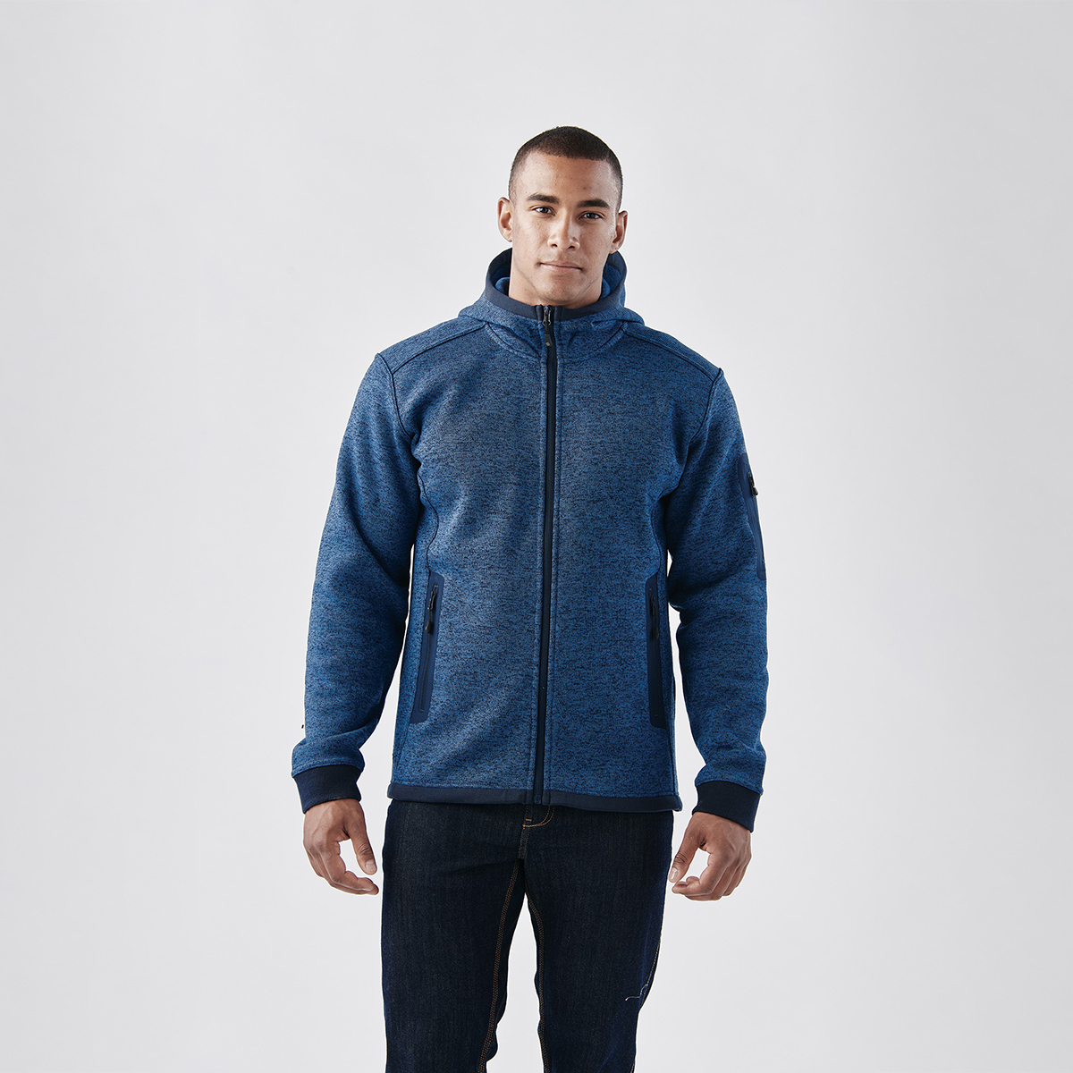 Stormtech Men's Juneau Knit Hoody, custom hoodie or sweatshirt with logo imprint 5