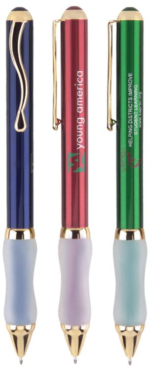 August Twist Brass Ballpoint Pen 2