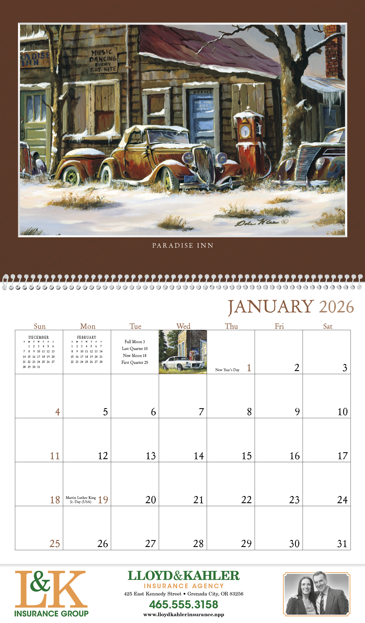 Triumph® Calendars Junkyard Classics by Dale Klee Calendar 34
