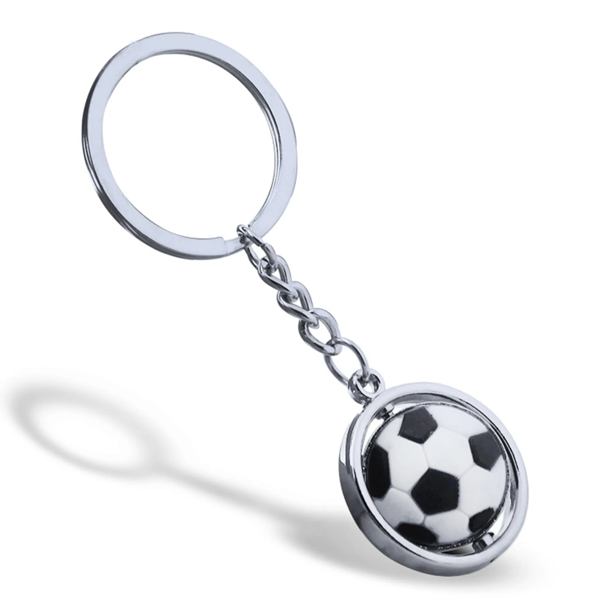 Basketball Football Rugby Keychains Promotional Logo printed 4