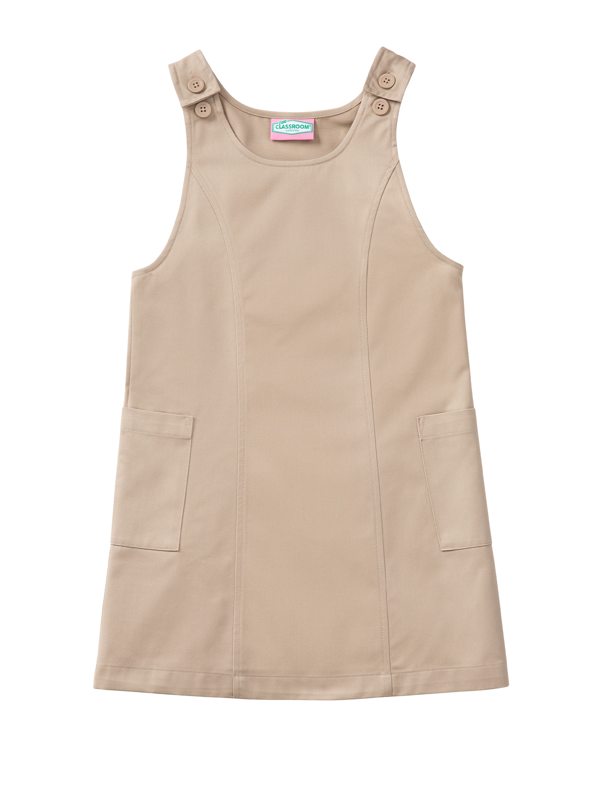 Classroom Uniforms - Girls' Preschool Princess Seam Jumper 1