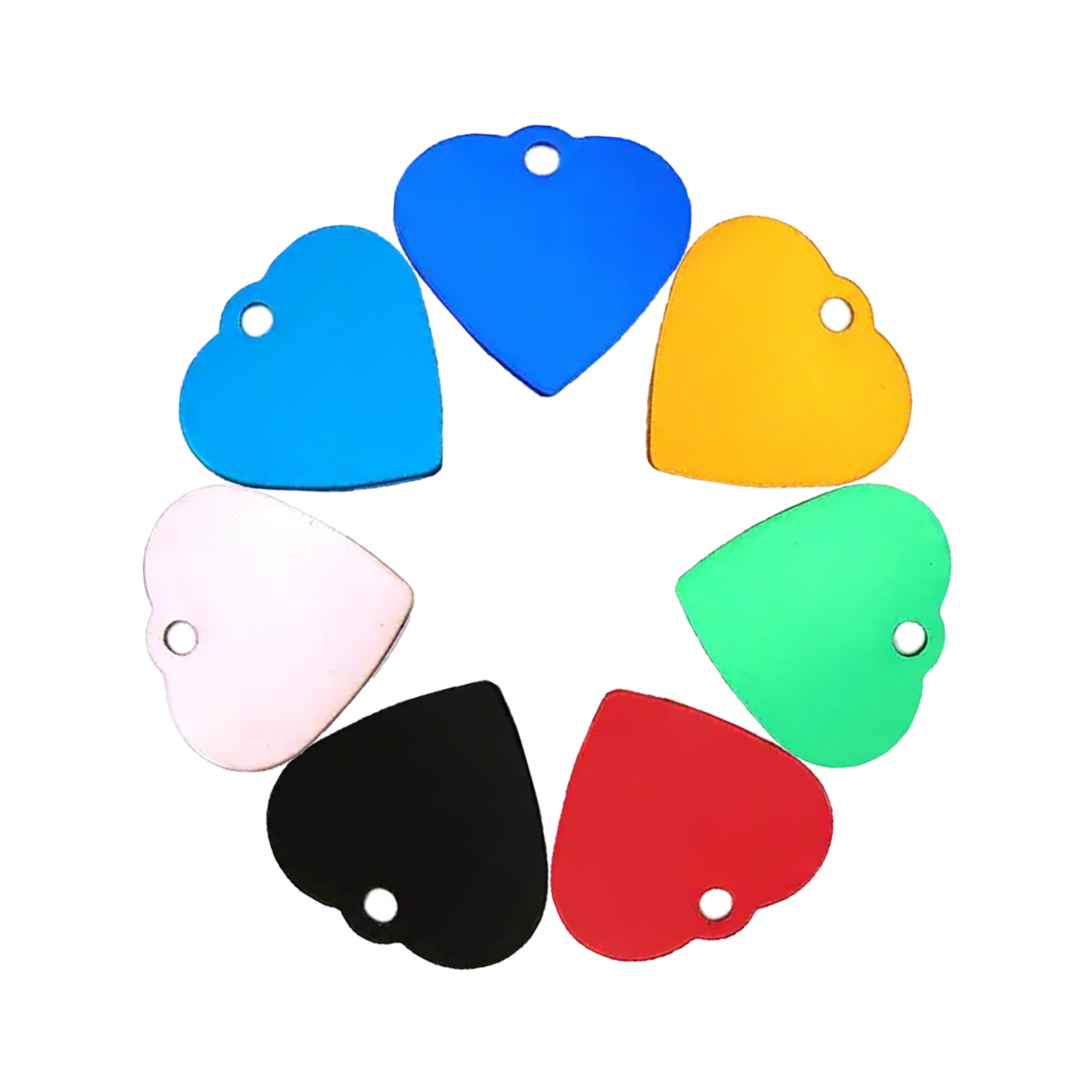 Heart Shape Aluminum Pet Tag 9