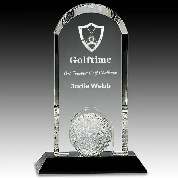 Crystal Golf Ball Dome Award 2