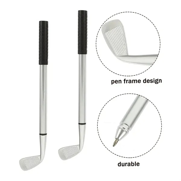 Golf Ballpoint Pen - Black Ink Writing Instrument 5