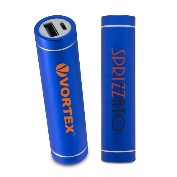 Quick Ship Cylinder Power Bank-2200mAh 2