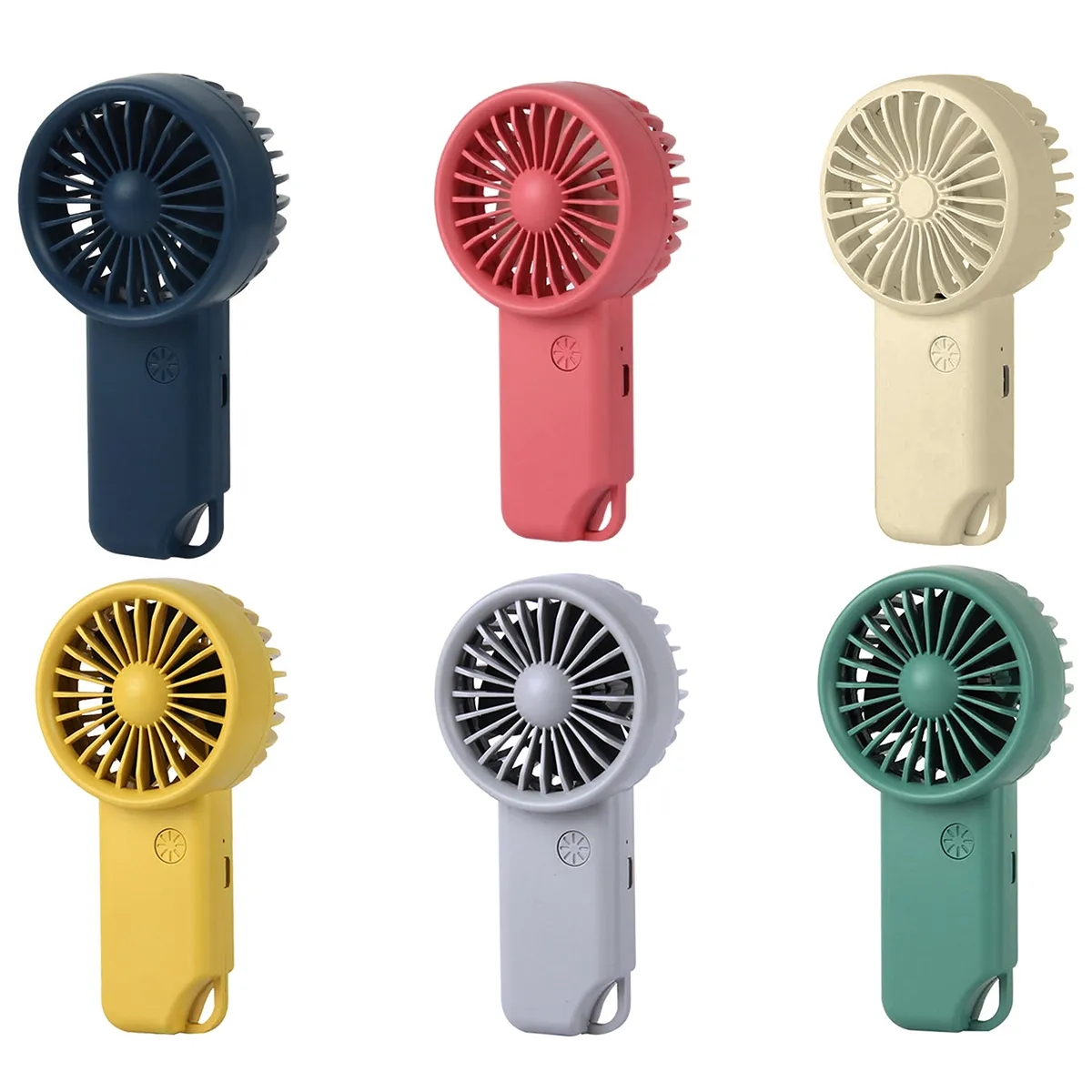 Mini Carabiner Fan Portable Pocket 3 Speed Charging USB Fan 8