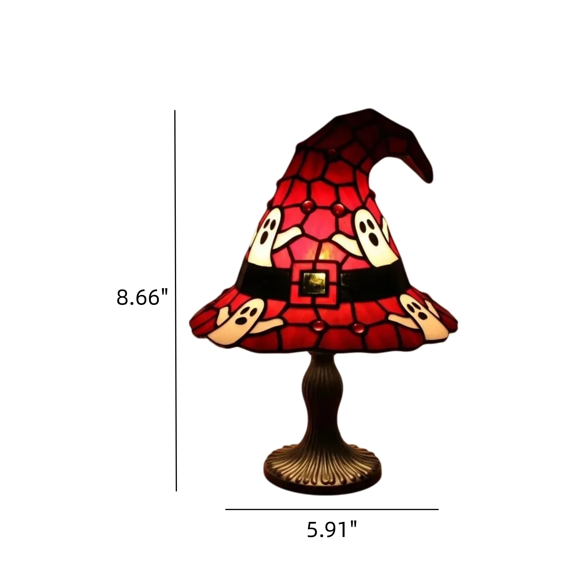 Halloween Ghost Witch Hat Table Lamp 4