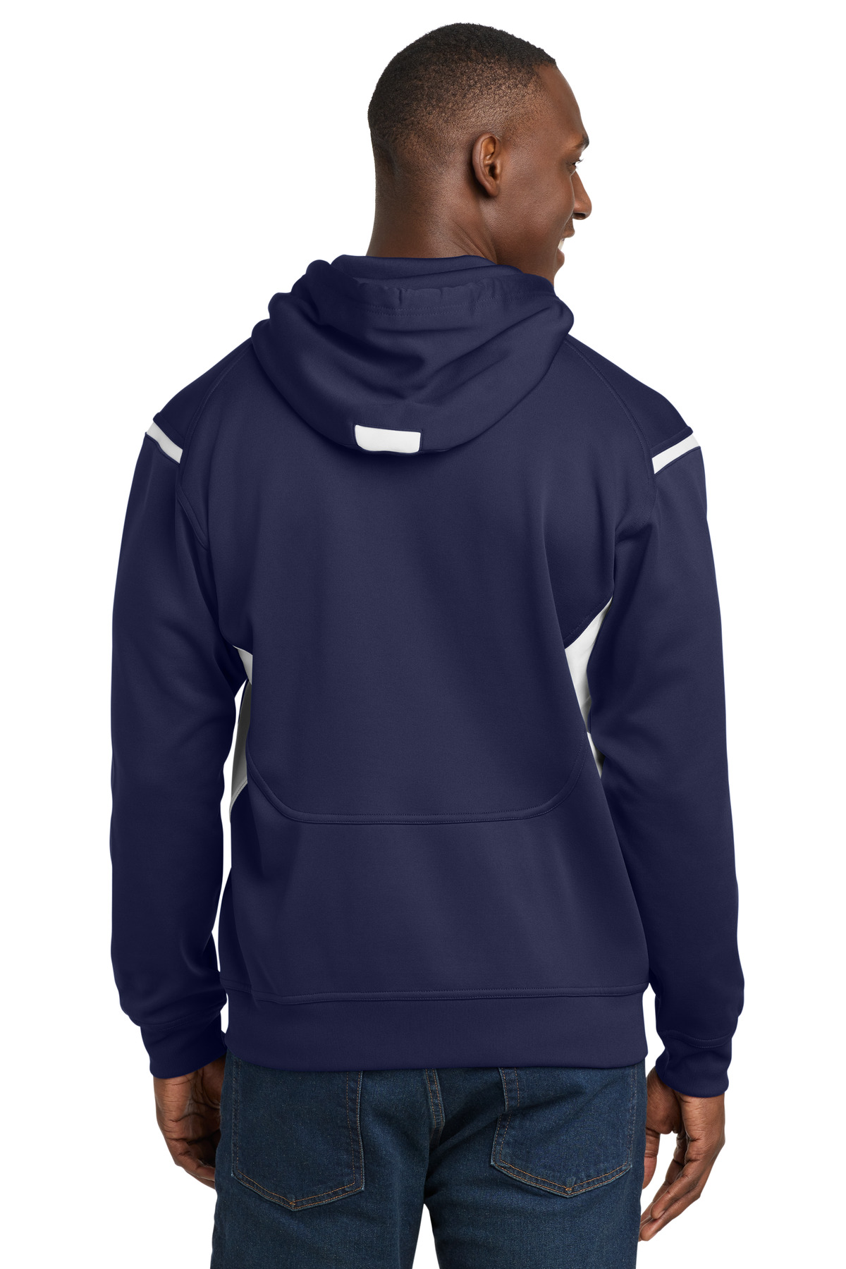 Sport-Tek Tech Fleece Colorblock Hooded Sweatshirt. F246 33