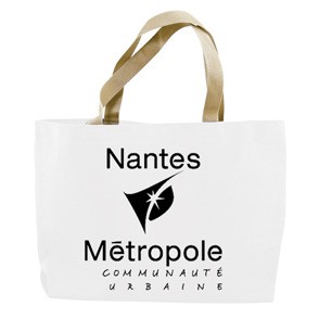 Colored Canvas Tote w/Gusset (14"x11"x3"), custom tote bag with logo imprint 4