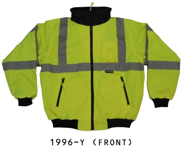 Ansi Class 3 Safety Lime Bomber Jacket 2