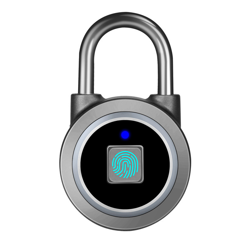 Water Resistant Fingerprint Padlock Suitable for Gym/Sports/ Bike/School/Locker/Storage 4