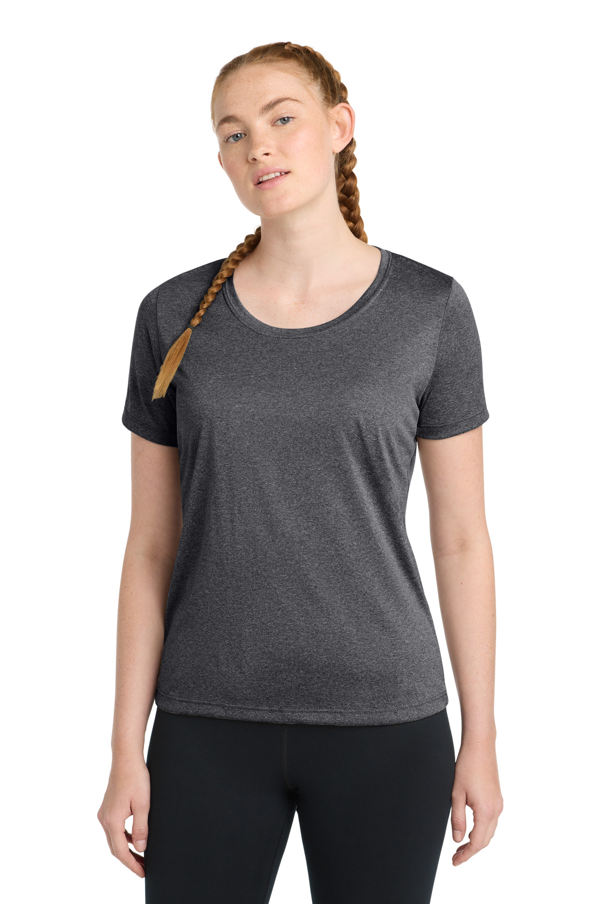 Sport-Tek Women's Heather Contender Scoop Neck Tee. LST360 54