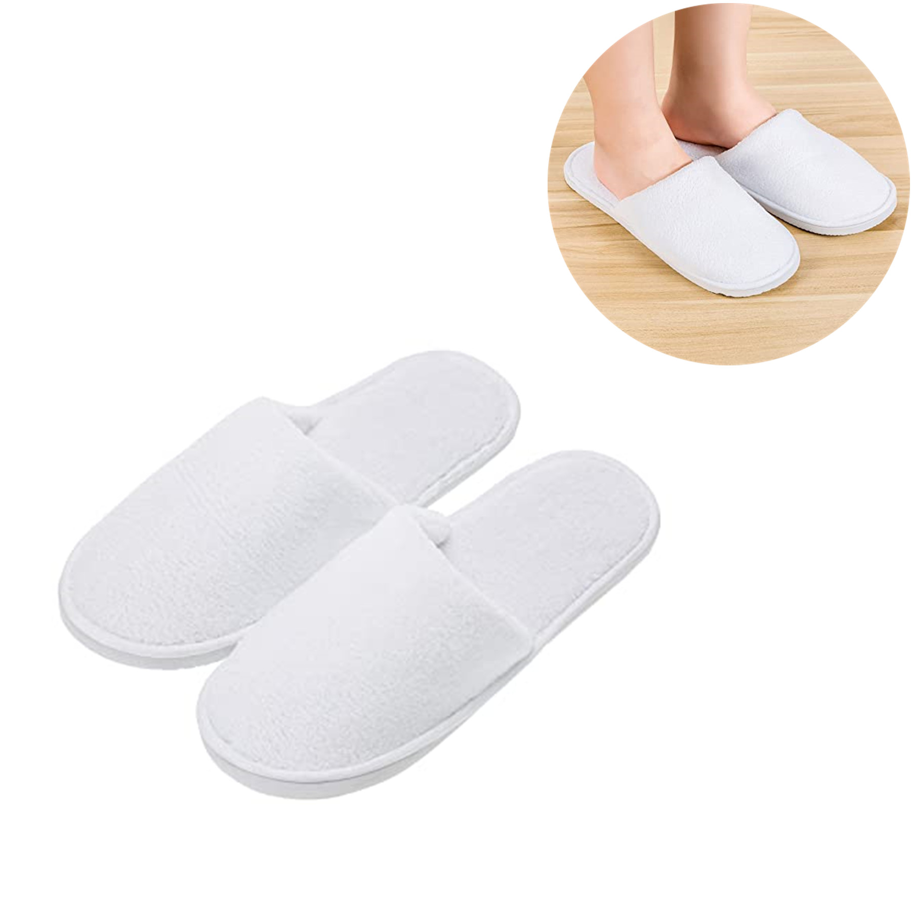 Disposable House Slippers for Guests 2