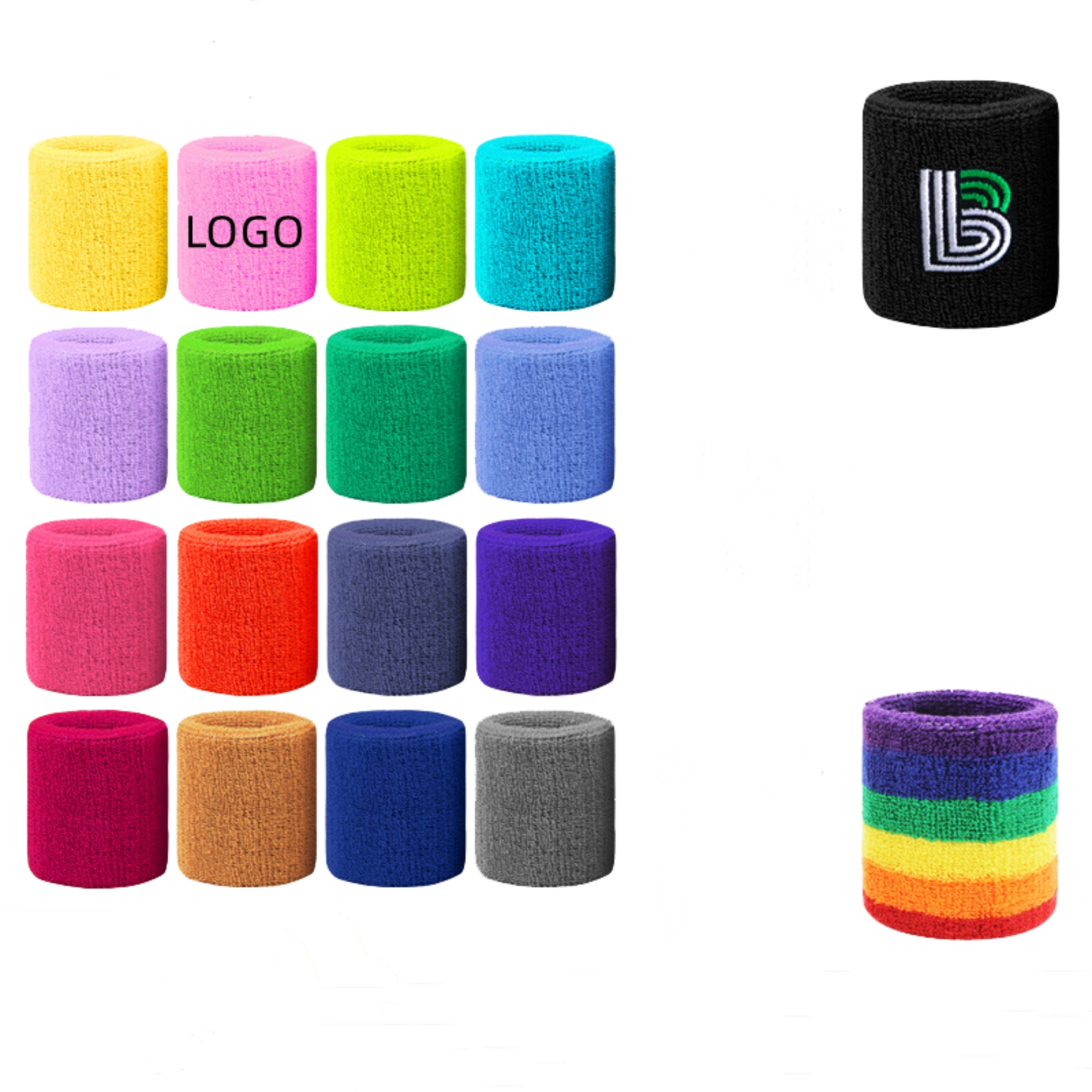 Athletic Towel Wristbands for  Sport MOQ 50PCS 1