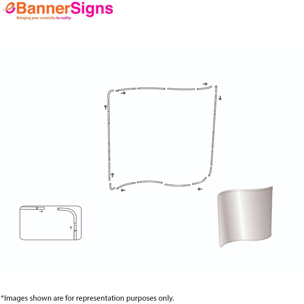 S Shaped Pillow Case Backdrop (Graphics + Hardware) 4