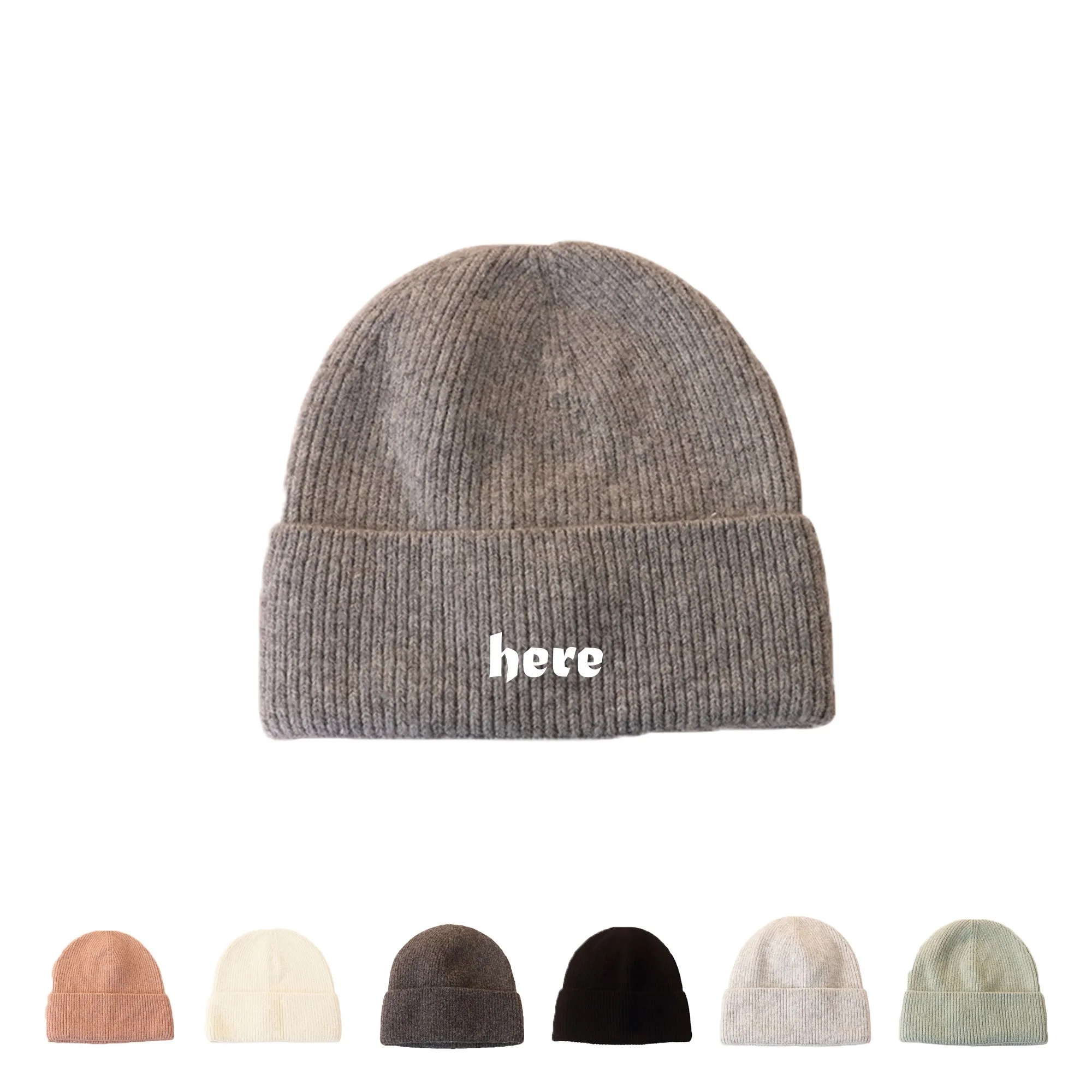 Premium Wool Warm Soft Beanie Knit Hat Winter Hat 6