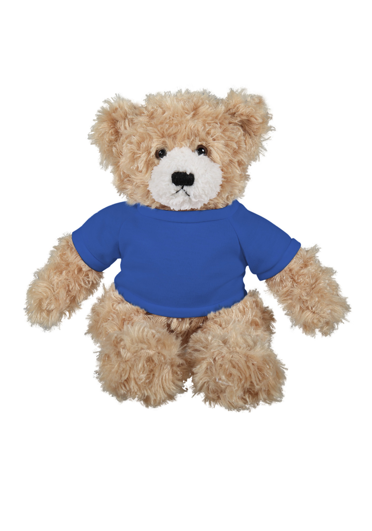 soft plush Beige Brandon Bear  with t-shirt 6